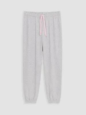 LCW DREAM Beli Lastikli Puantiyeli Kadın Pijama Altı