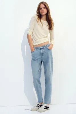 H&M Mom Slim Fit High Waist Jeans