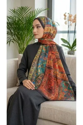 Big ModaEbrar Desenli Soft Şal - 006