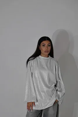 Gülşah Evecen Simli Modest Top