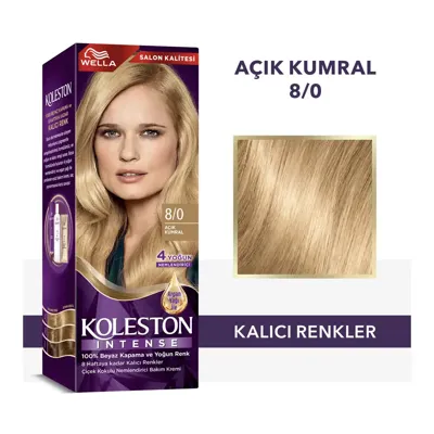 WELLA Koleston Intense Saç Boyası 8/0 Açık Kumral - Salon Kalitesi