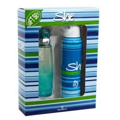 She Is Cool EDT Çiçeksi Kadın Parfüm 50 ml & She is Cool Deodorant 150 ml
