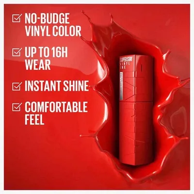 Diğer New York Super Stay Vinyl Ink Uzun Süre Kalıcı Likit Parlak Ruj 10 Lippy 03 Mixed Berries