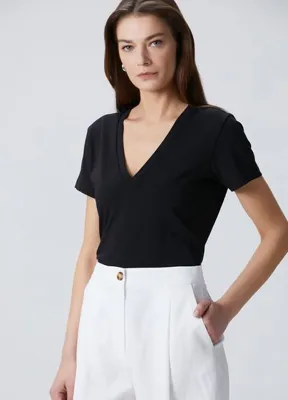 Beymen Collection Siyah T-shirt