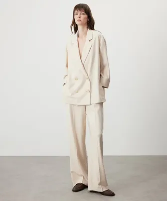 MISS IPEKYOL Payetli wide leg fit pantolon