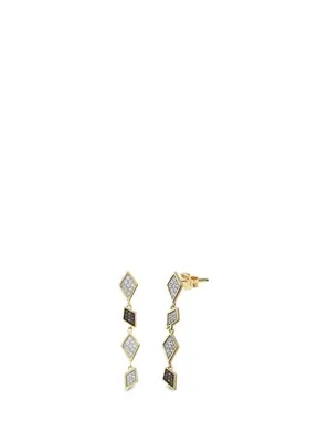 RITA Fine Jewelry Mini Flow 14 Ayar Altın Kadın Pırlanta Küpe