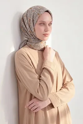 Silk Home Soft Eşarp Soyut Gri