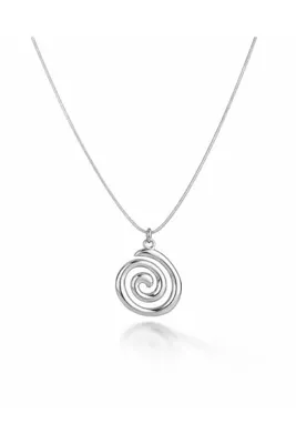 Portakal Esintisi Lunor Spiral Çelik Kolye