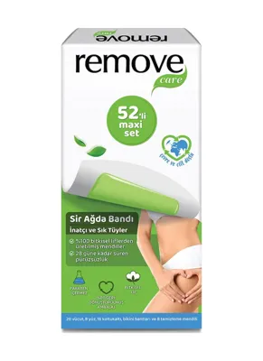 Diğer Remove Care Maxı İnatçı & Sık Tüyler Ağda Bandı 44'lü - 6 Adet Tarı