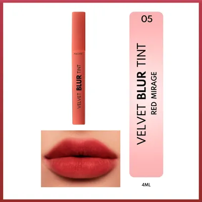 Note Cosmetics Note Mat Ruj Velvet Blur Tint - 05 Red Mirage - Pembe