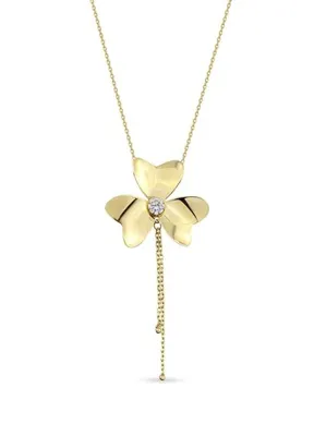 Orena Jewelry Orchis Pırlanta Taşlı 14 Ayar Altın Kadın Kolye