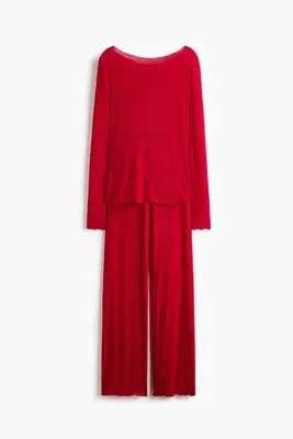 H&M Ribanalı Pijama Takımı