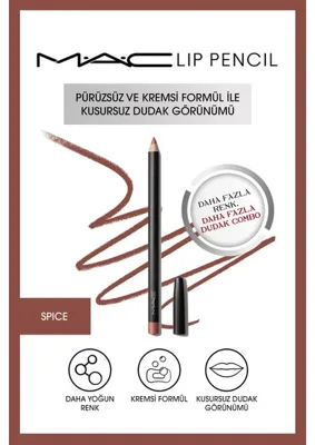 MAC M.a.c Kremsi Kalıcı Dudak Kalemi - Lip Pencil - Spice 1.45 G