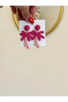 Luvia Accesories Raffia Palms Küpe