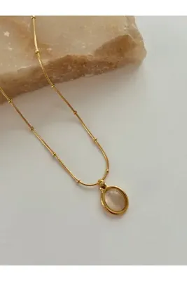 Velora Çelik Vintage Kolye