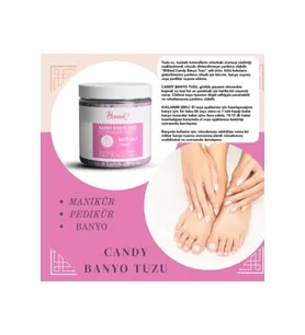 hommbitkisel HOMM BİTKİSEL CANDY BANYO TUZU- MANİKÜR&PEDİKÜR&BANYO IÇİN