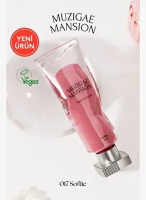 Muzigae Mansion Gül Özlü, Kadife Bitiş Sunan, Nemlendirici ve Kalıcı Tint MUZIGAE MANSION Objet Liquid 017 Softie