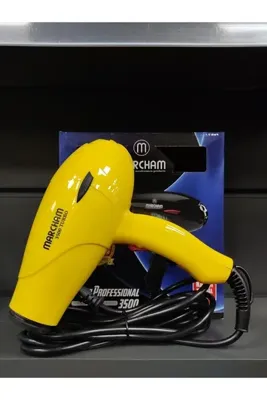 Marcham Saç Kurutma Makinesi Sarı 2400 Watt..NHRMKN1007002