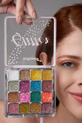GulFlower 16'Lı Glitter Işıltılı Göz Farı