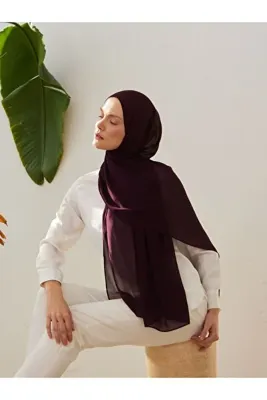 Femple Modest Luxury Şifon Şal | Renk: Winter Bloom | Ölçü: 180x70cm | Hijab