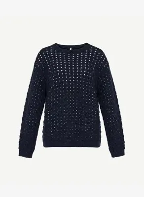Yargıcı Regular Kayık Yaka Uzun Kol Kazak