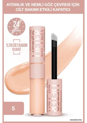 Maybelline New York Lifter Kafein ve Peptitler İçeren Nemlendiren ve Aydınlatan Kapatıcı - 05
