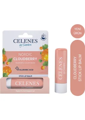 Celenes By Sweden Celenes Nordic Cloudberry Stick Lip Balm 4,8 gr