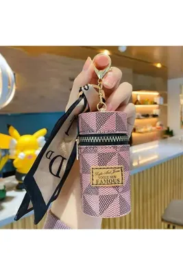 Foxer Lüks Deri Araba Çanta Ipek Eşarp Anahtarlık Hediyelik