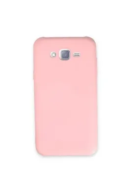 YUZEM Samsung Galaxy J7 Kılıf Nano içi Kadife Silikon - Pudra