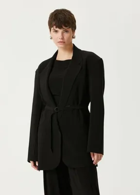 Norma Kamali Siyah Blazer Ceket