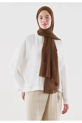 Fresh Scarfs Dubai Premium Şal Sıcak Kahve