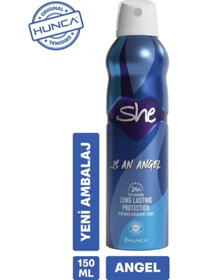 She Kadın Deodorant Sprey 150 ml Tatlı ve Duygusal Koku ile Özgüven Artırıcı