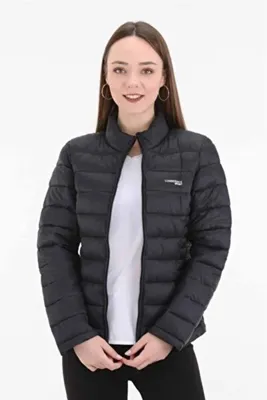 lumberjack BASIC PADDED B1 Kadın Mont 101165589SIYAH