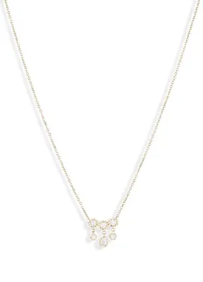 Ginza Design Jewelry Santa Fe Pırlanta Taşlı 14 Ayar Altın Kadın Kolye