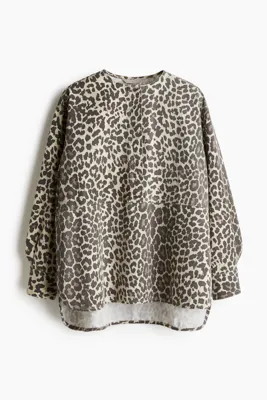H&M Popover Gabardin Bluz