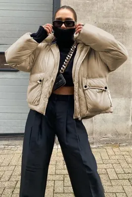 Madmext Bej Oversize Cepli Mont Mg1358
