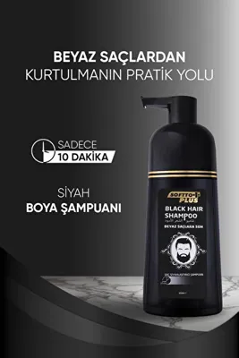 Softto Plus Black Hair Şampuan 350 ml X 4 Adet