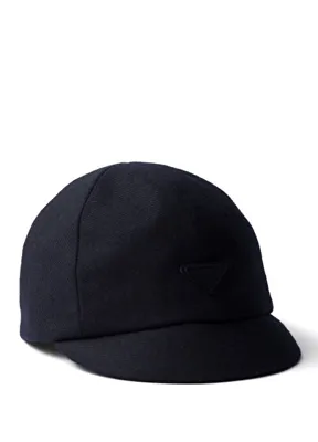 Prada Re-Wool Mavi Kadın Şapka