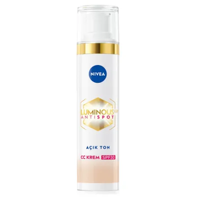 NIVEA Nivea Luminous 630 Anti Spot Spf 30 CC Krem Orta Ton 40 ml