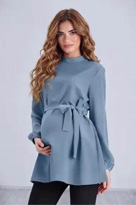 Entarim HAMİLE KREP BLUZ UZUN KOLLU