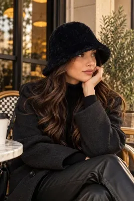 laviyonsa Kaşmir kova model lüks sakallı şapka