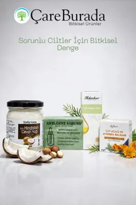 Çare Burada ÇareBurada Sorunlu Ciltler İçin Bitkisel Bakım Seti