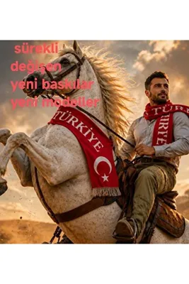 couis atkı Türkiye ay yıldız bayrağımız detaylı saten