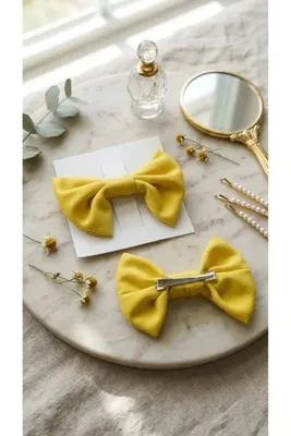 ŞEHRAZAT HANDMADE TASARIM KETEN FİYONK SAÇ TOKASI
