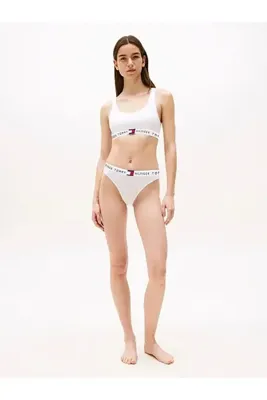 Tommy Hilfiger UNLINED BRALETTE (EXT. SIZE) Kadın Büstiyer UW0UW05713YBR