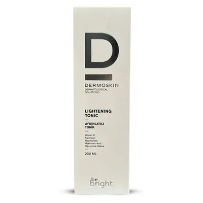 Dermoskin Be Bright Aydınlatıcı Tonik | Gözenek Sıkılaştırıcı | Leke Karşıtı | Hyaluronik Asit | 200 ml