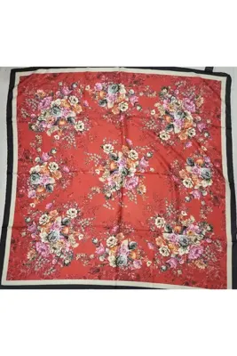 Jawel KADIN DİGİTAL BASKI ÇİÇEKLİ DESEN SOFT EŞARP