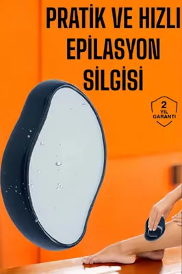 CRYSTAL Eraser Epilasyon Aleti Tüy Silgisi Tüy Alıcı Kristal Epilatör Ağda - Lisinya