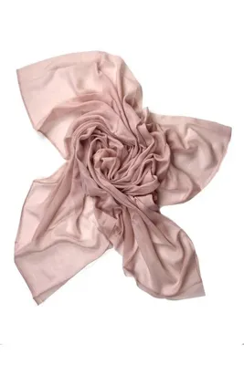 nazipek %100 Pamuklu Oyalanacak Yazma Açık Pudra 100x100cm