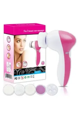 Byanes 5 In 1 Pilli Yüz Temizleme Masaj ve Peeling Fırça Seti